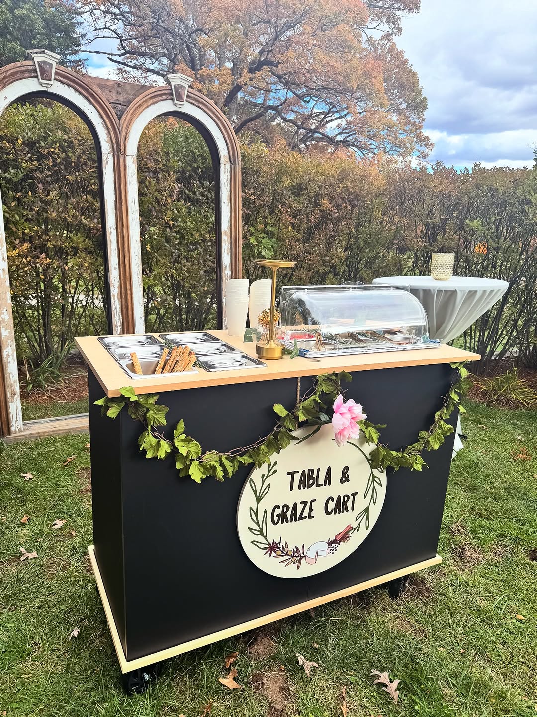 Mobile Charcuterie Cart
